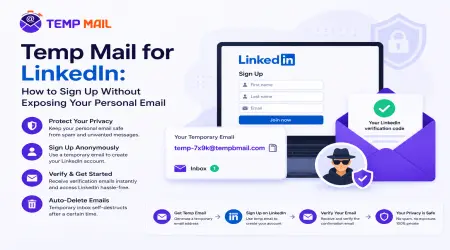 Temp Mail for LinkedIn: How to Sign Up Without Exposing Your Personal Email
